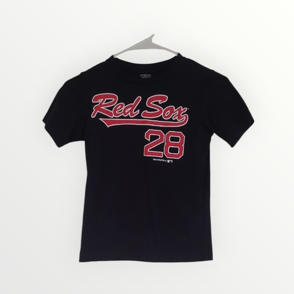 Red Sox Kids Black Short Sleeve Tee
